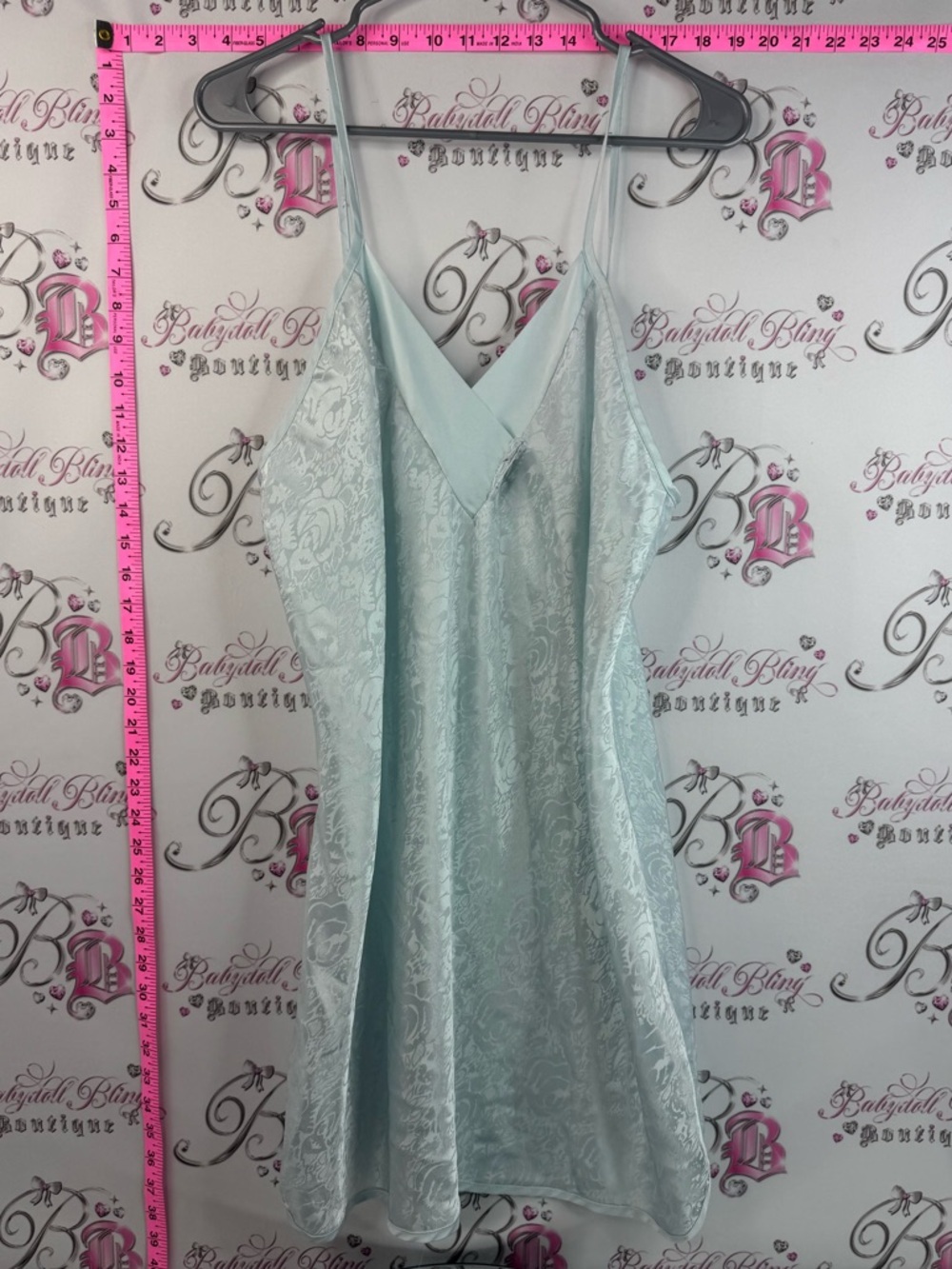 Dress paisley shiny vintage Light Mint Lace-Overlay Midi Slip Dress - Brand: - Picture 1 of 11